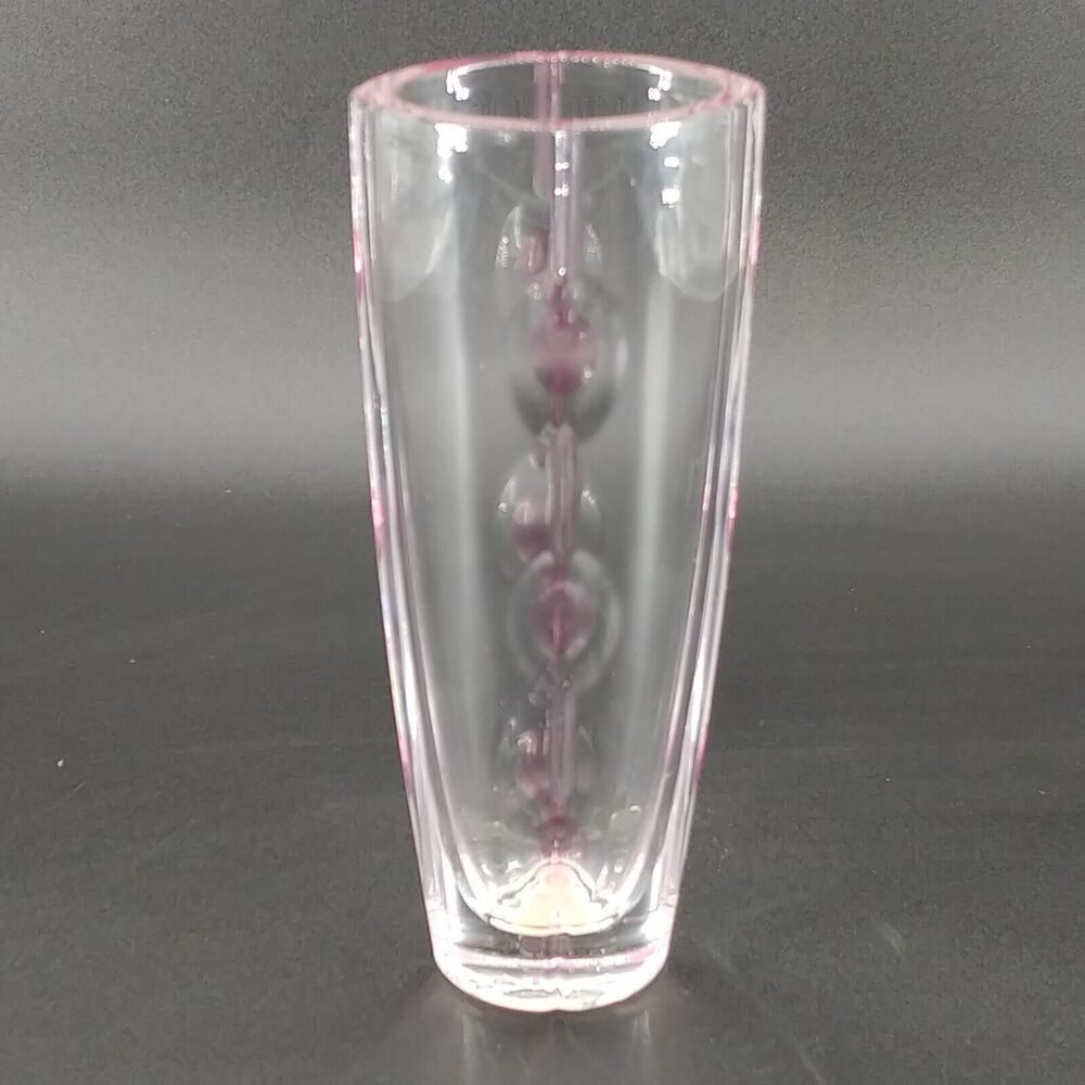 Lenox Crystal Vase Gift Of Knowledge Czech Pink Breast Cancer